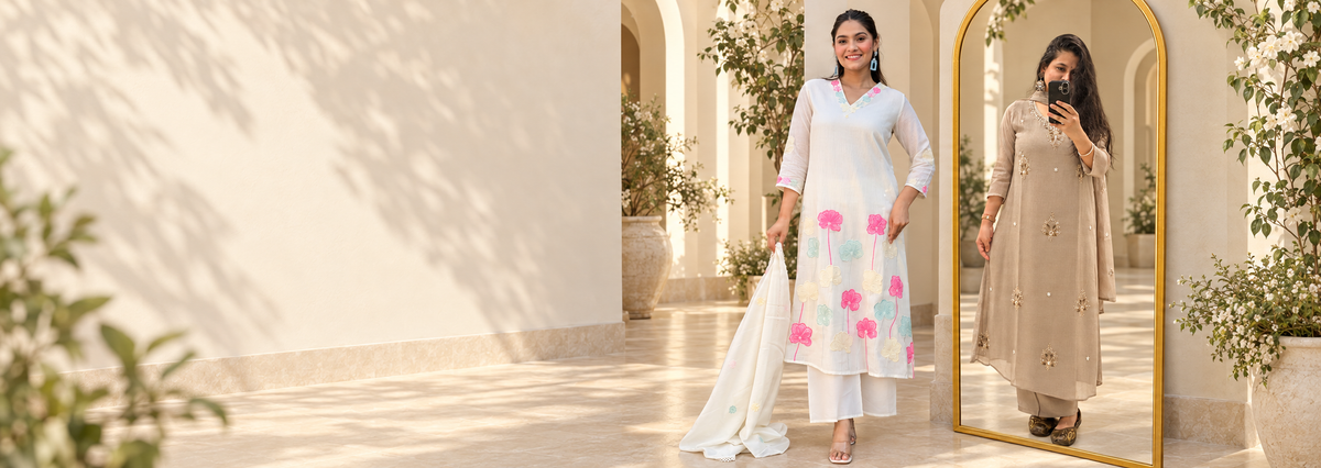 A-line Kurta Set