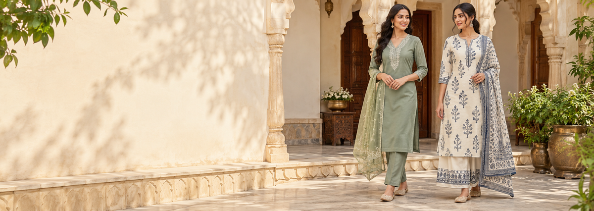 Straight Kurta Set