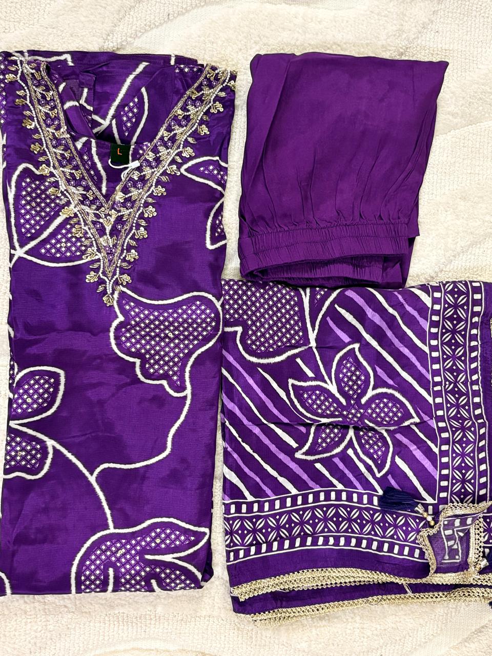 Russian Silk Kurta Set