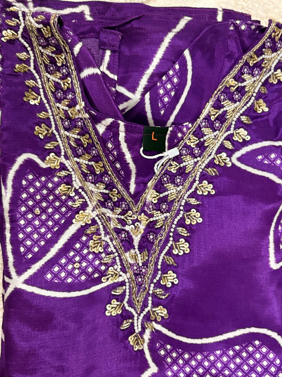 Russian Silk Kurta Set
