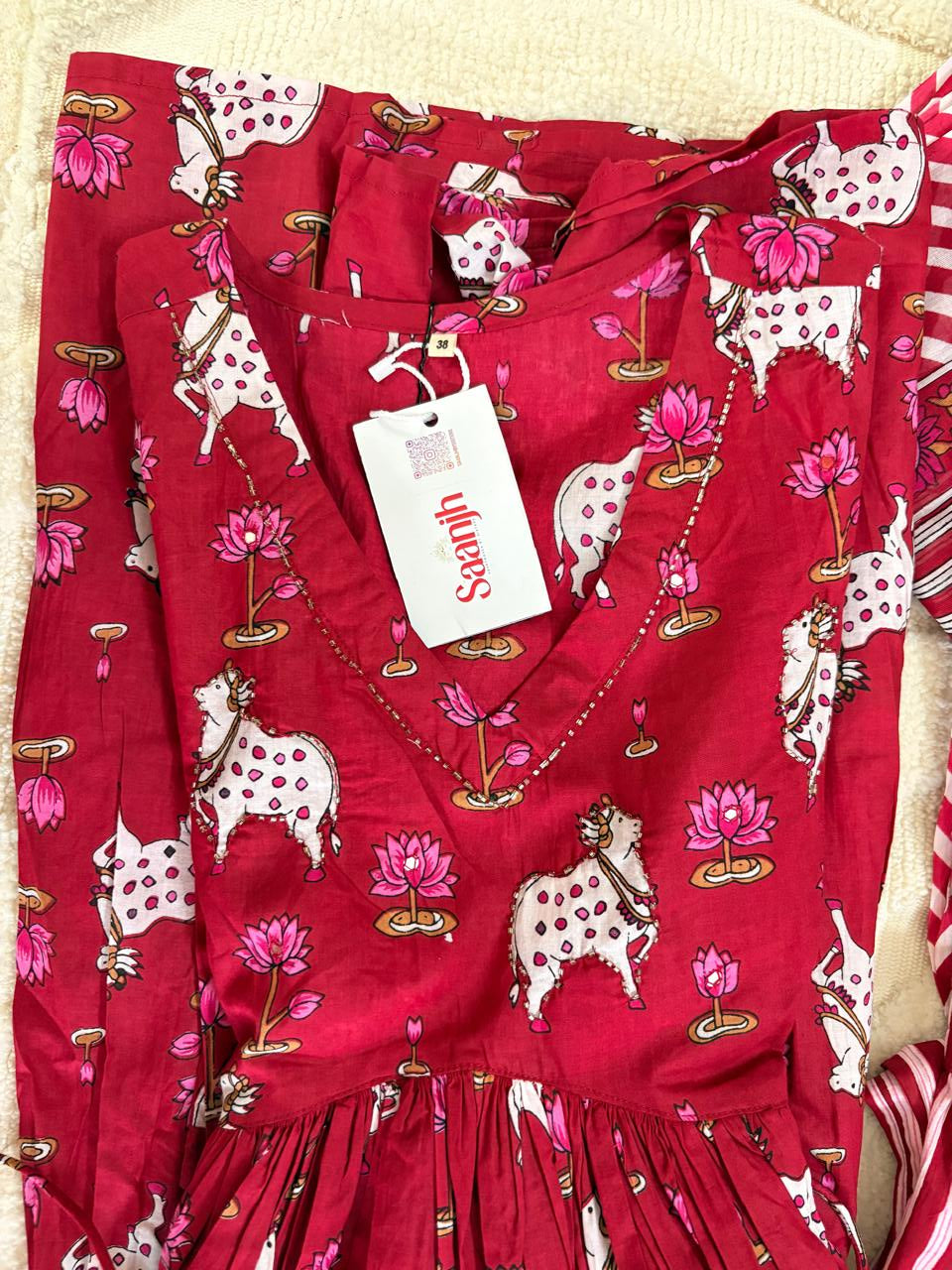 Pichai Anarkali Kurta Set