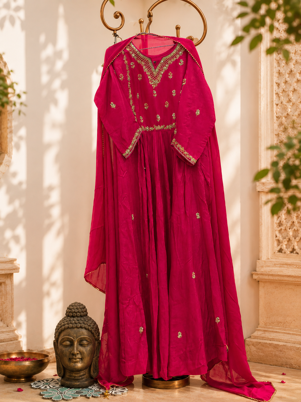 Rani Pink Ethnic Suit Set