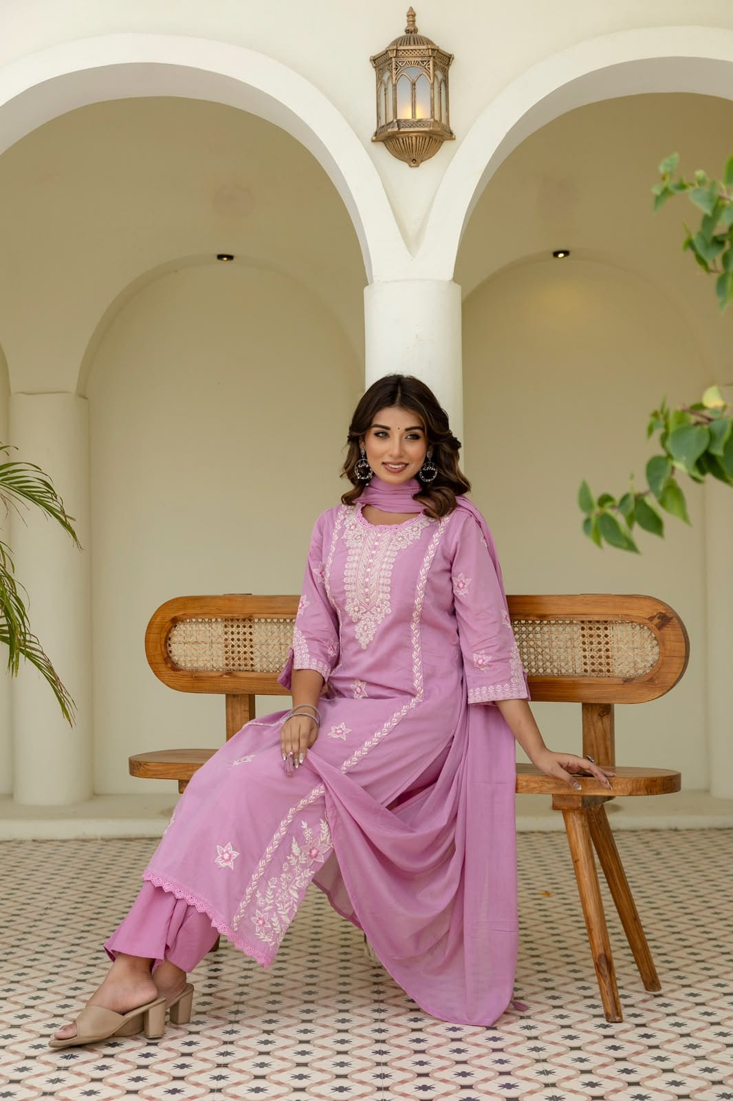 Straight Kurta Cotton Set
