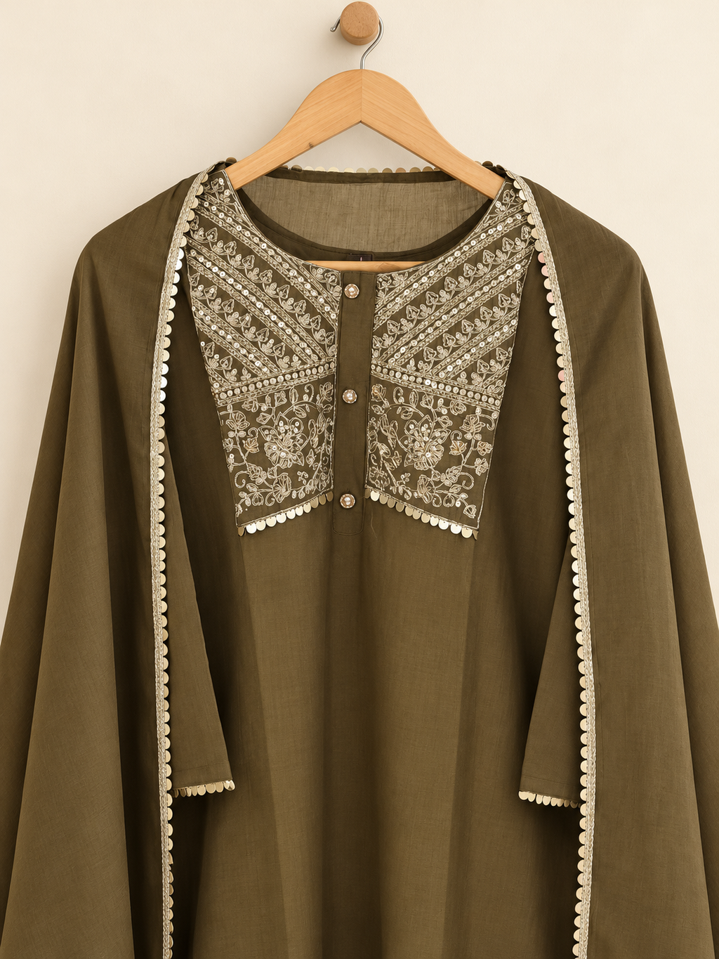 Short Kurta Set with Pants