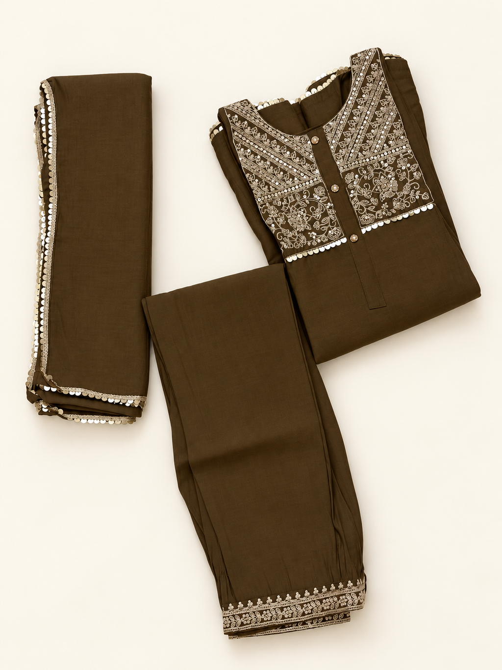 Short Kurta Set with Pants
