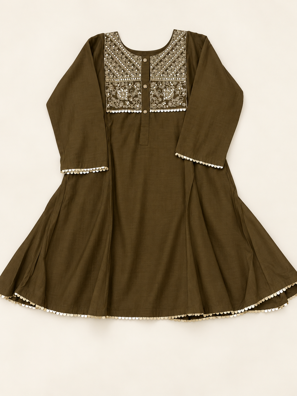 Short Kurta Set with Pants