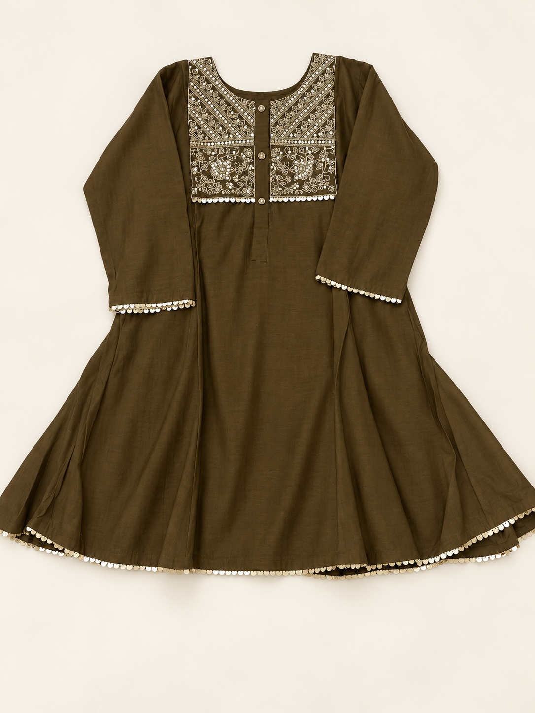 Short Kurta Set with Pants