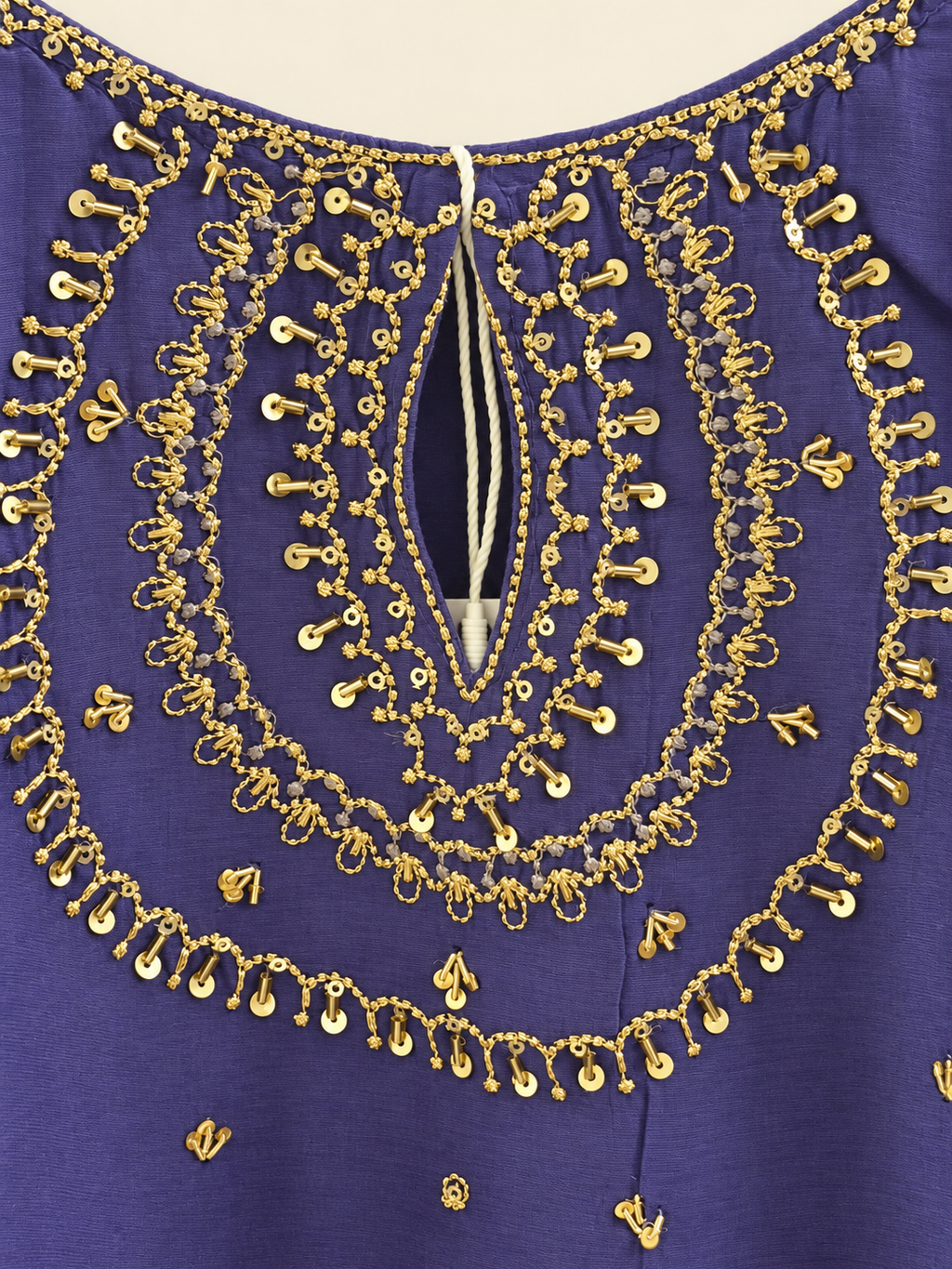 A-Line Mul Chanderi Kurta Set