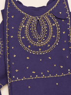 A-Line Mul Chanderi Kurta Set