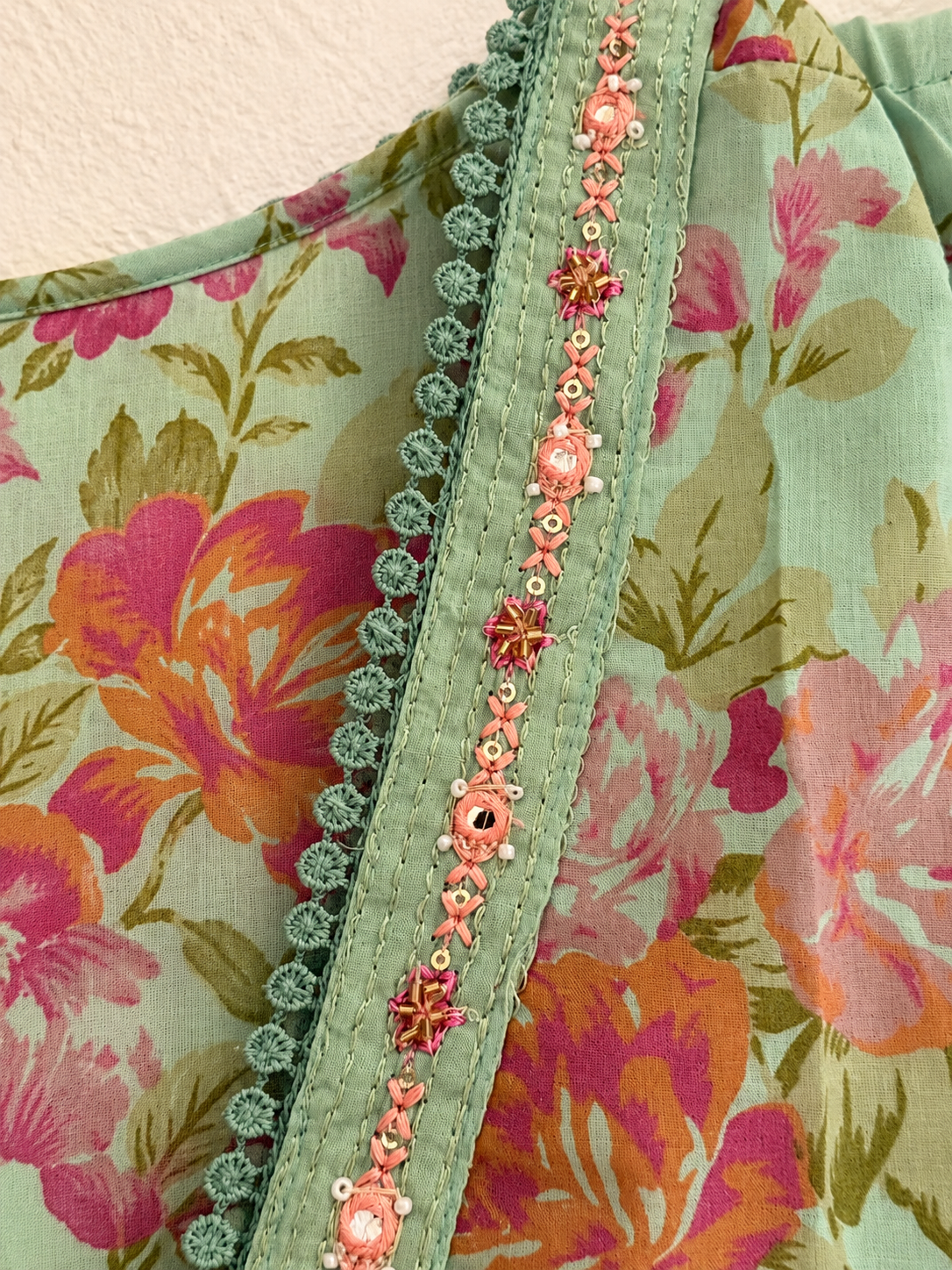 Floral Anarkali Kurta Set