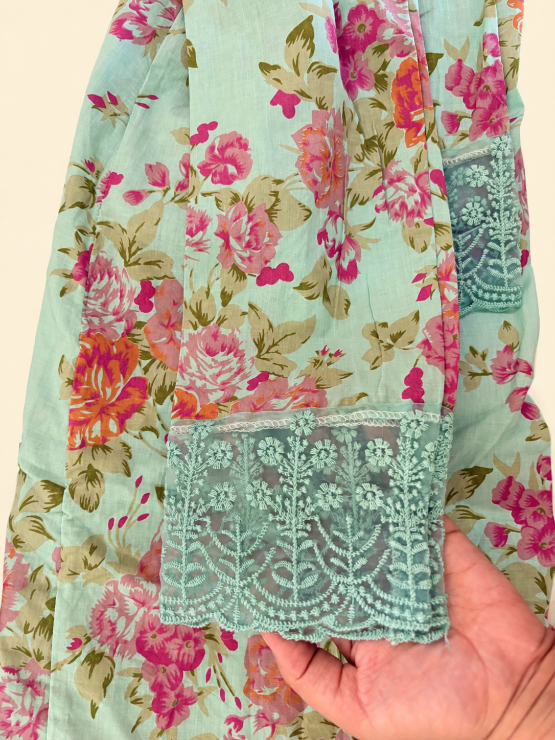 Floral Anarkali Kurta Set