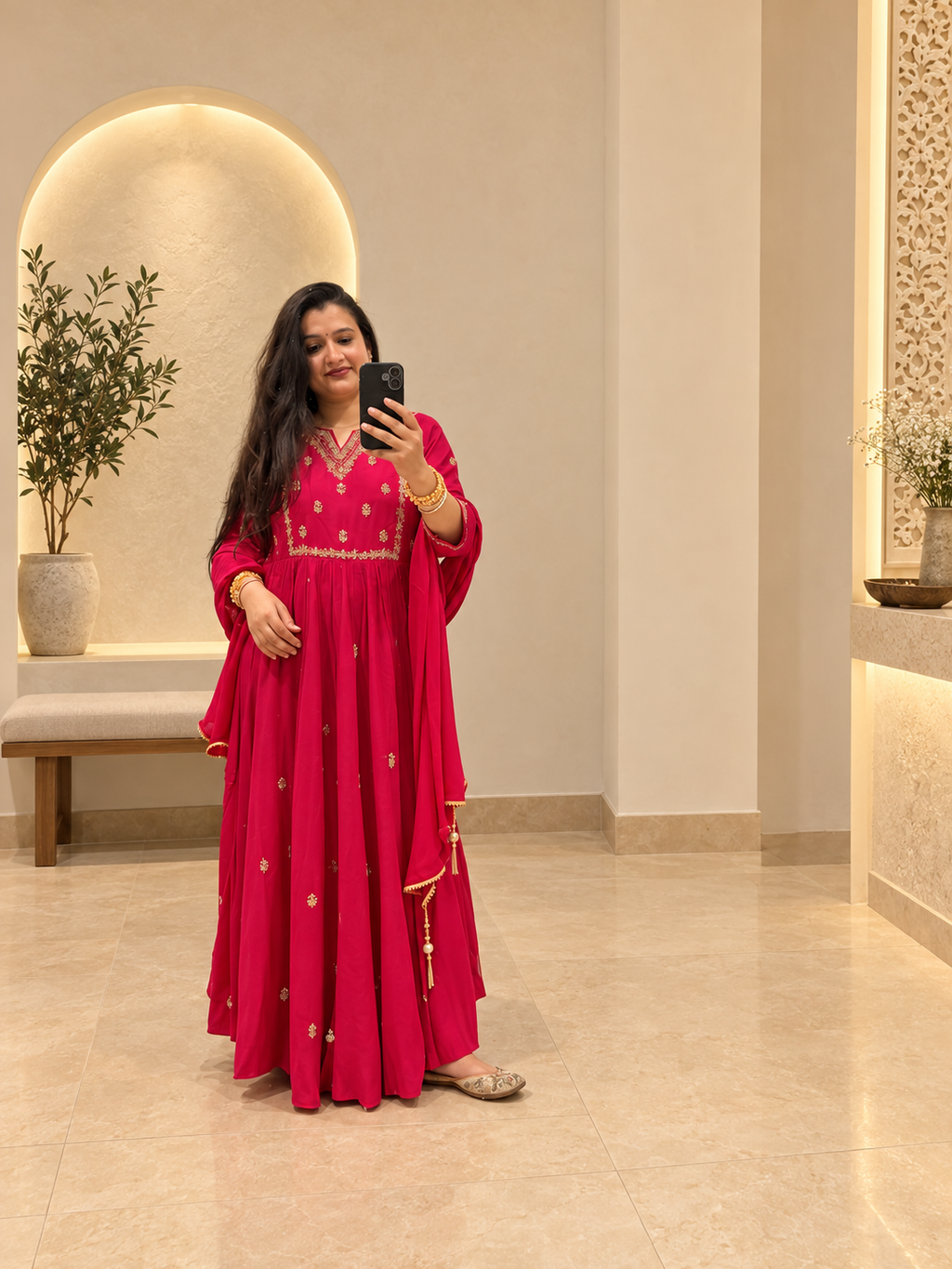 Rani Pink Ethnic Suit Set