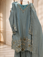 Short Kurta Palazoo Set