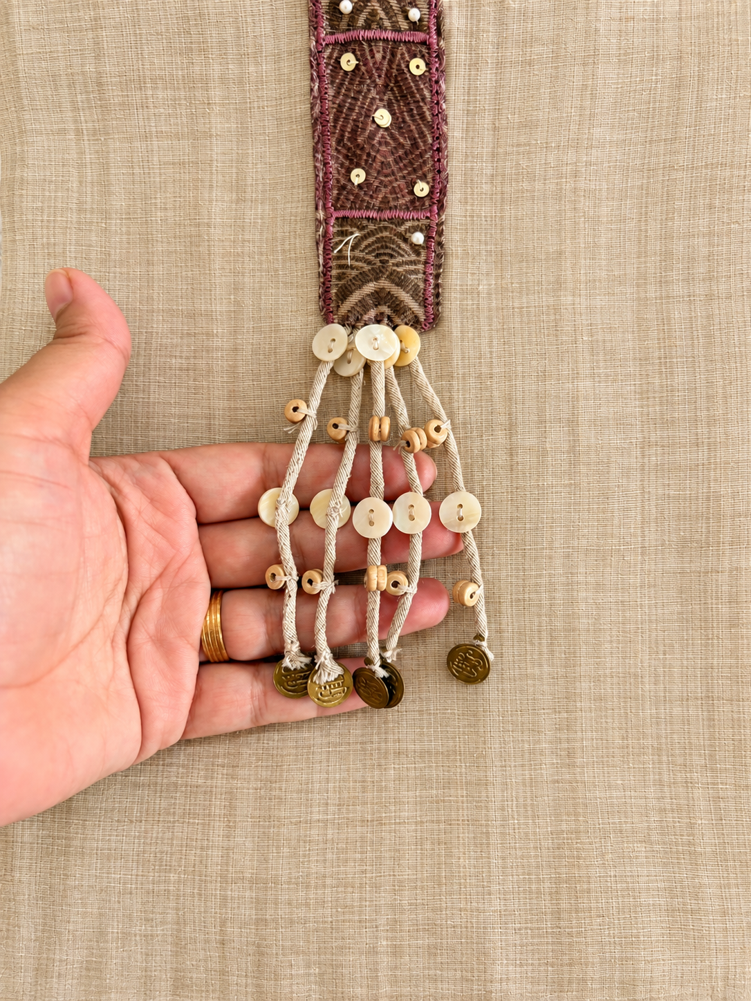 Linen Straight Kurta Set