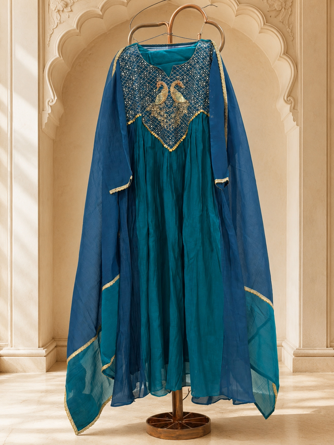 Mul Chanderi Party Wear