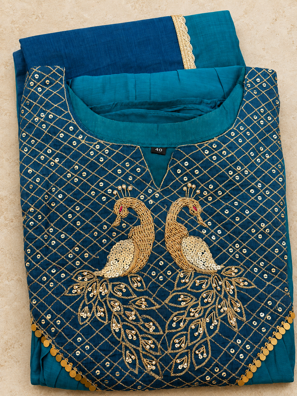 Mul Chanderi Party Wear