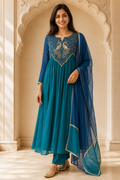 Mul Chanderi Party Wear