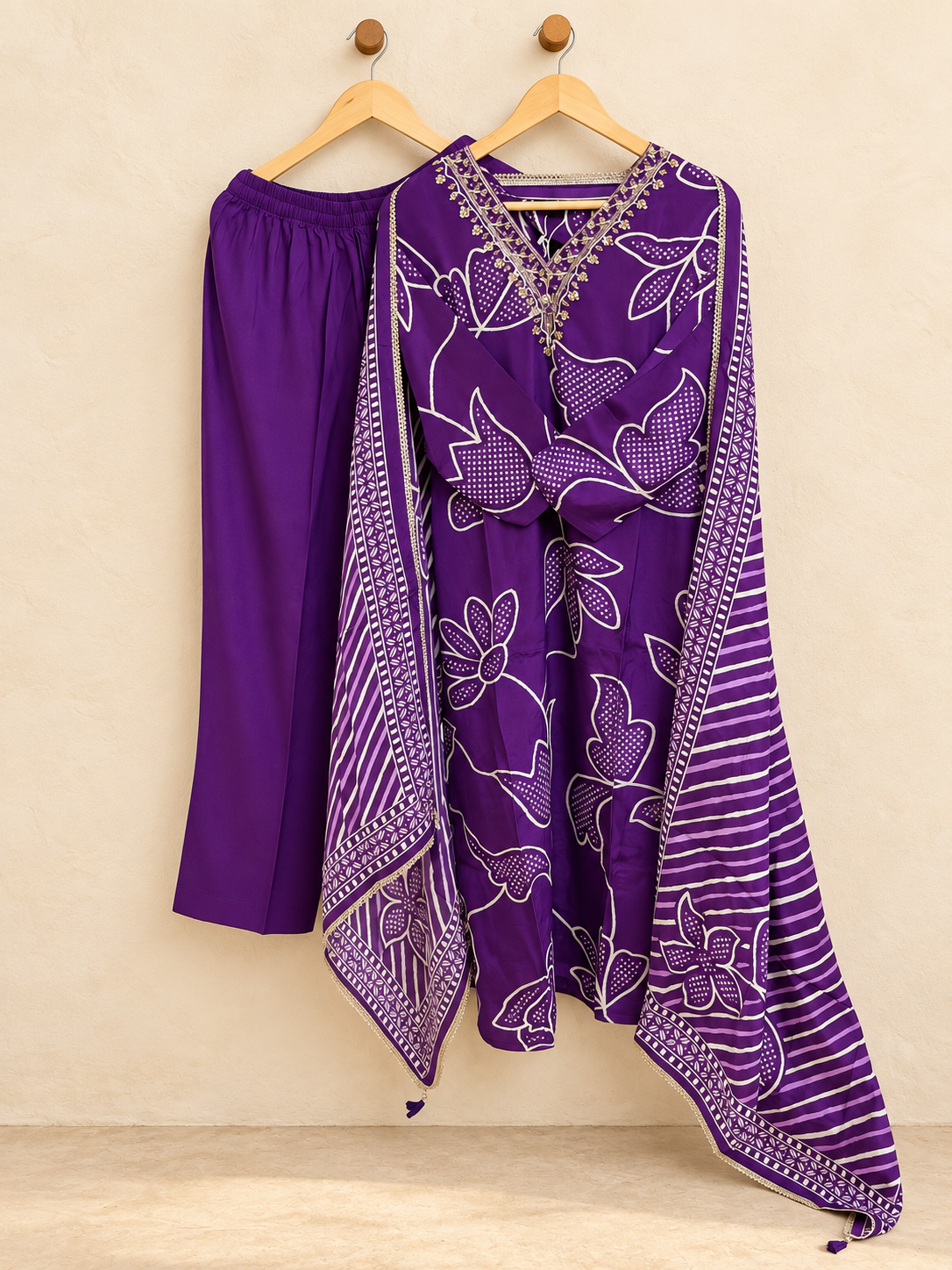 Russian Silk Kurta Set