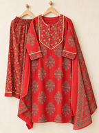 Cotton Kurta Palazzo Set