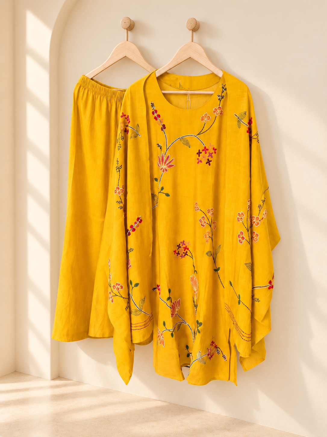 Saanjh’s Mustard Yellow 3-piece set