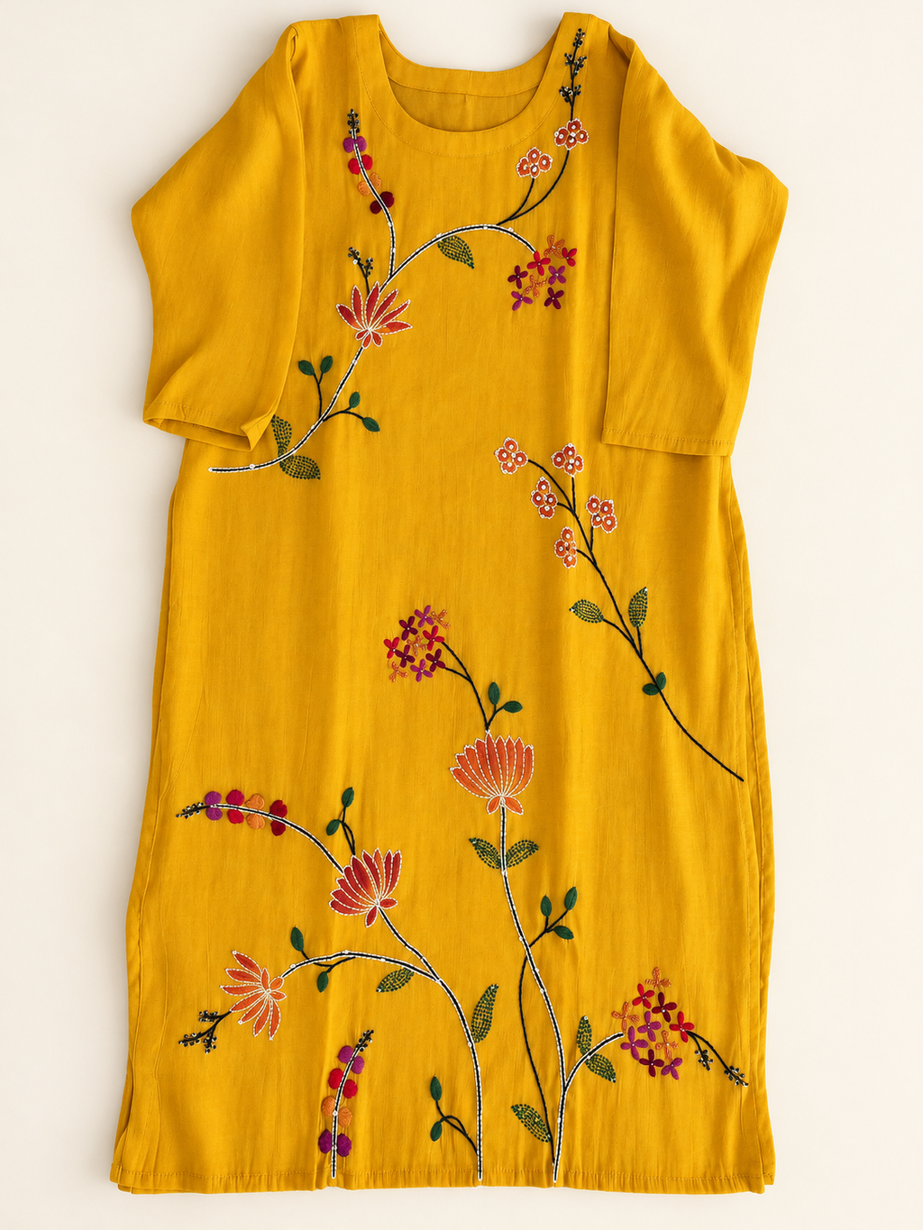 Saanjh’s Mustard Yellow 3-piece set