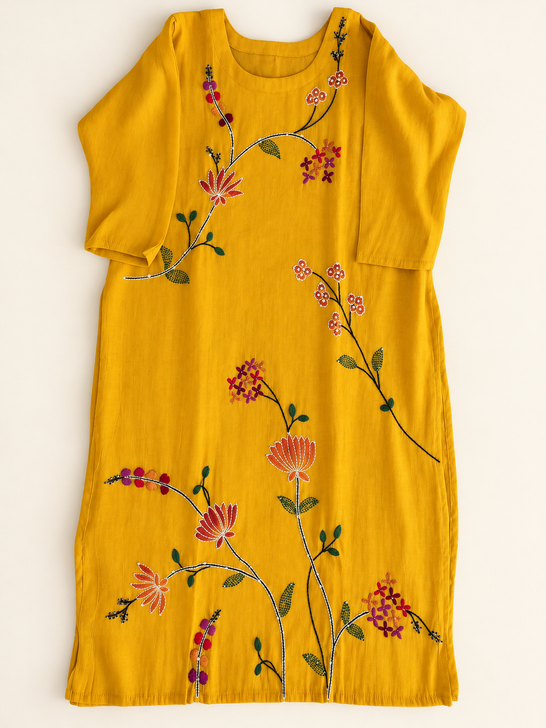 Saanjh’s Mustard Yellow 3-piece set
